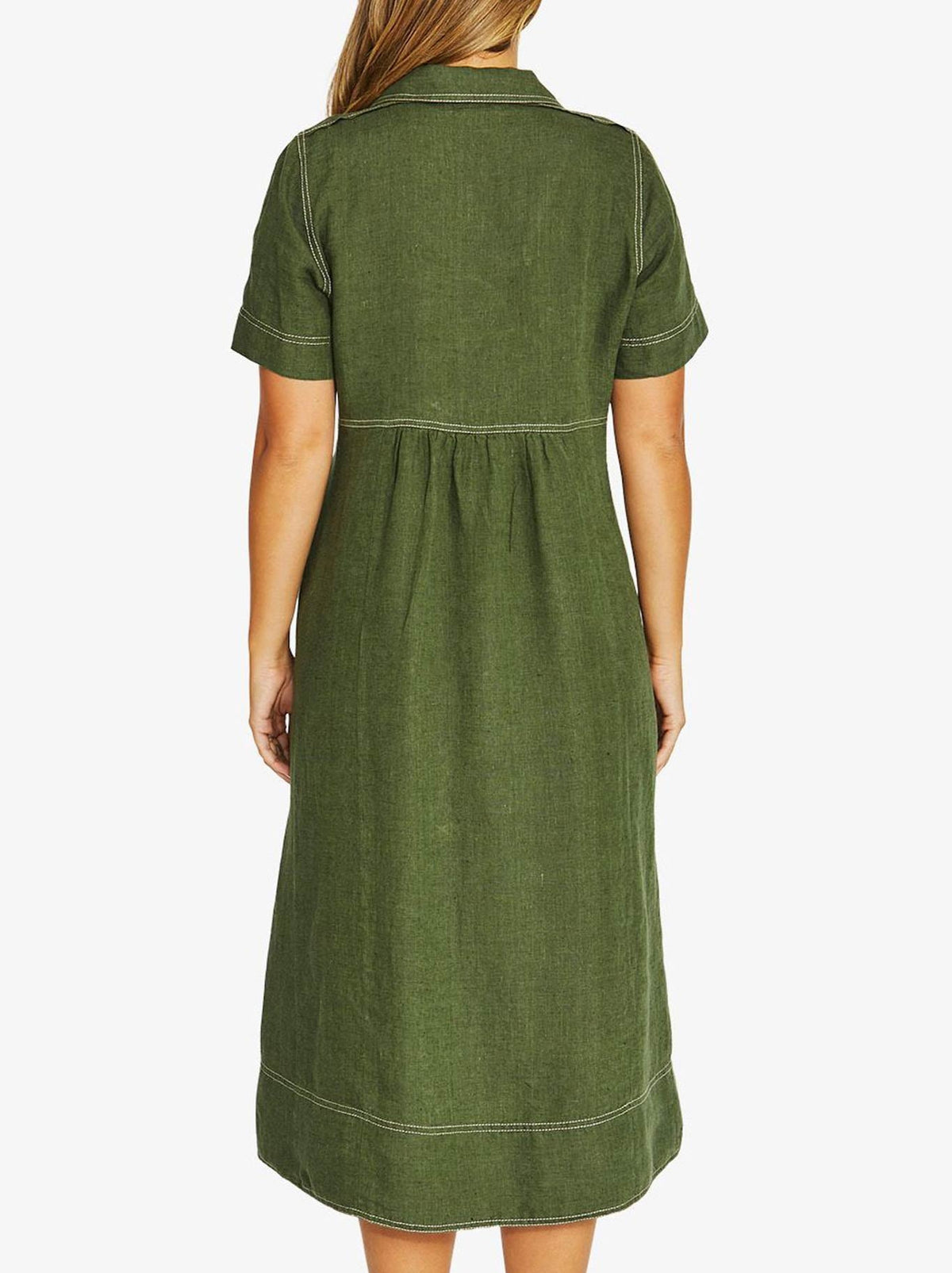 JUMP SEAM DETAIL SHIRT DRESS