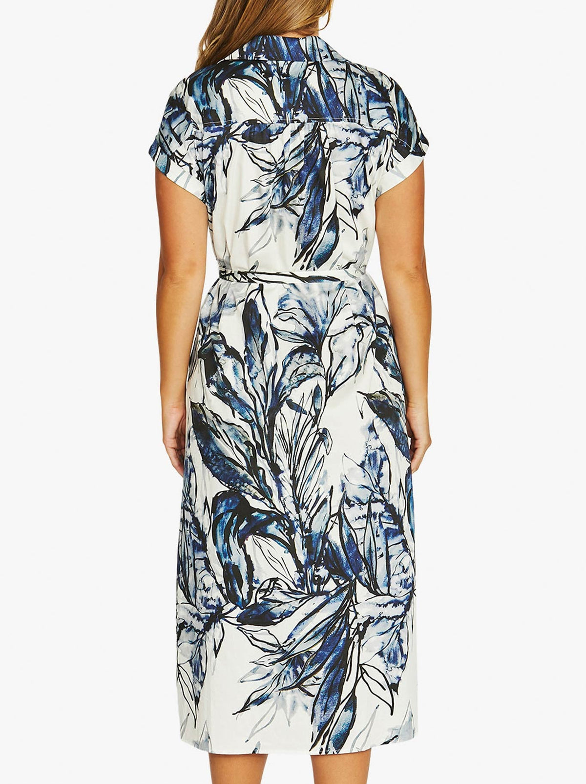 JUMP INKY ABSTRACT DRESS