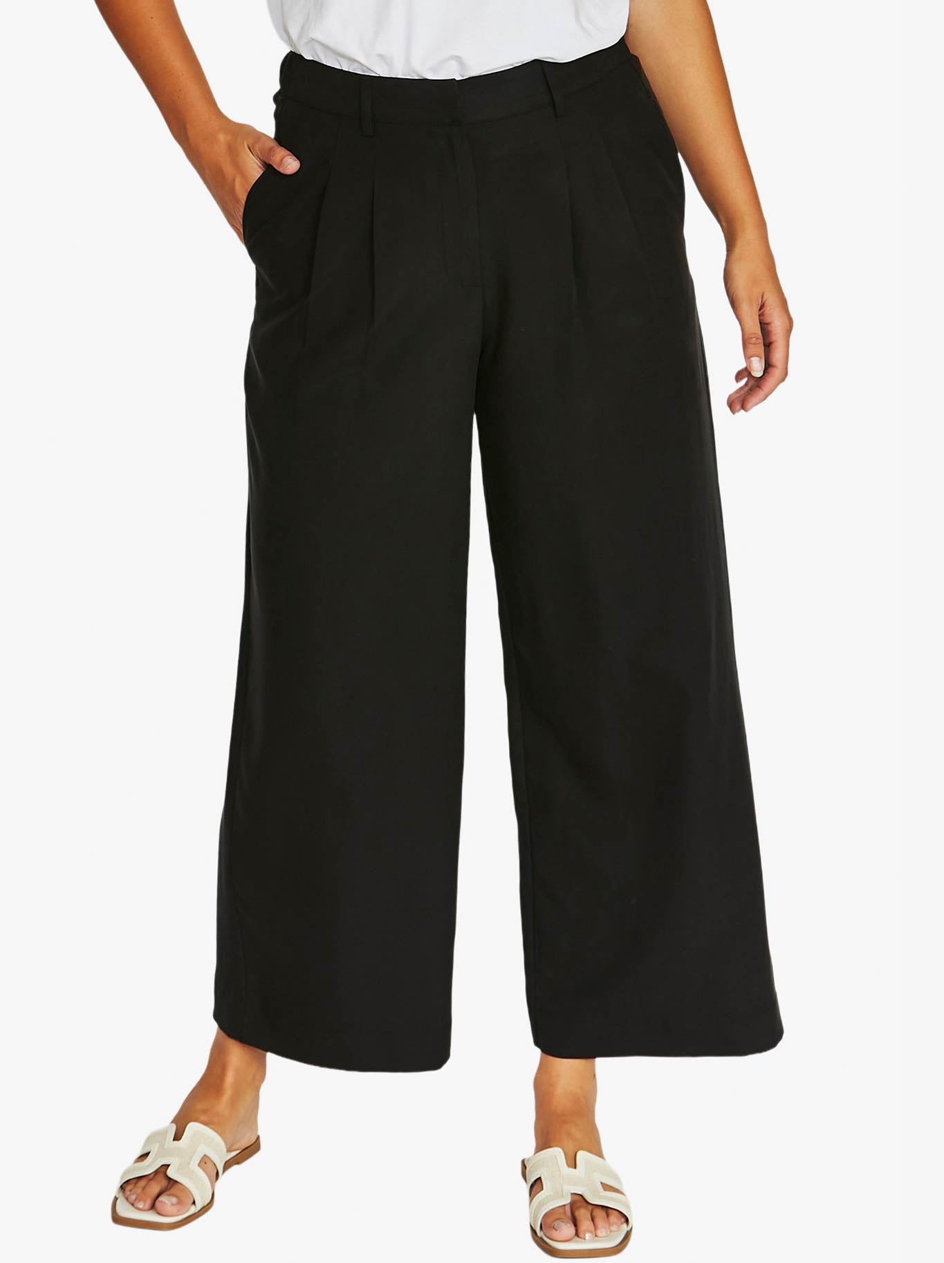 JUMP 7/8 PLEAT FRONT PANT