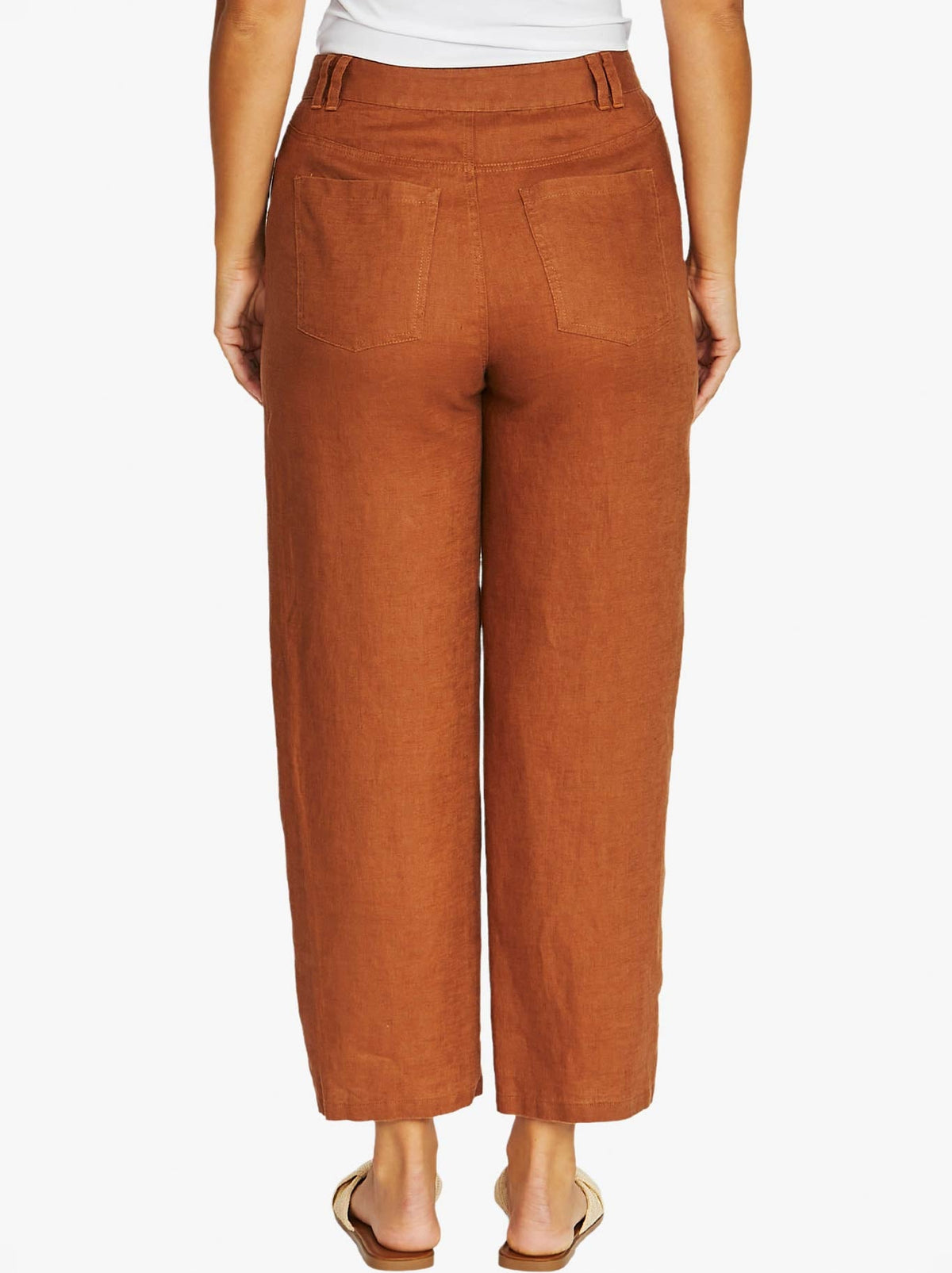 JUMP BARREL LEG LINEN JEAN