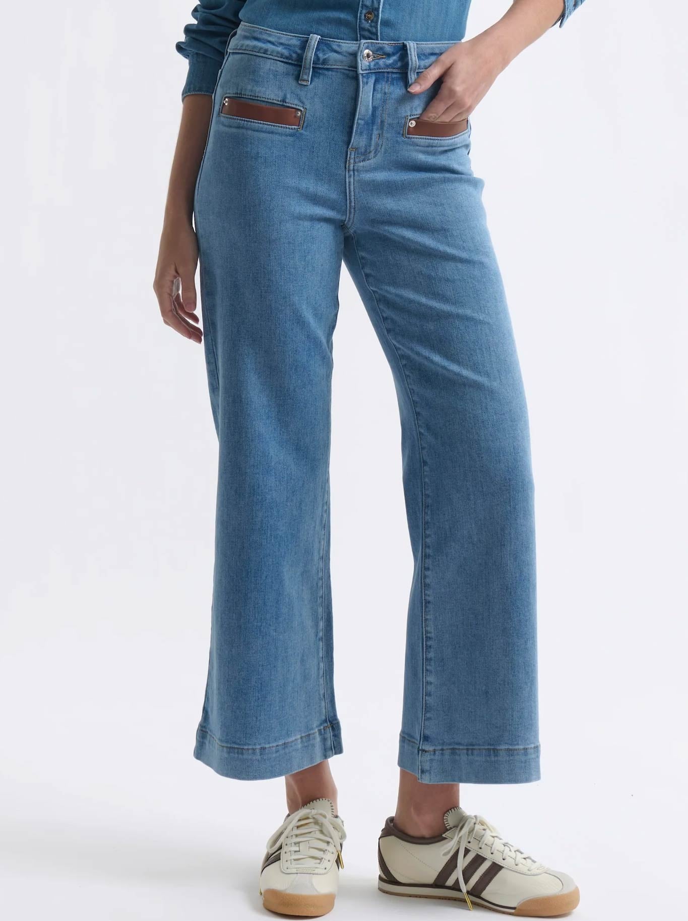 KIREINA FREYA LEATHER POCKET JEAN