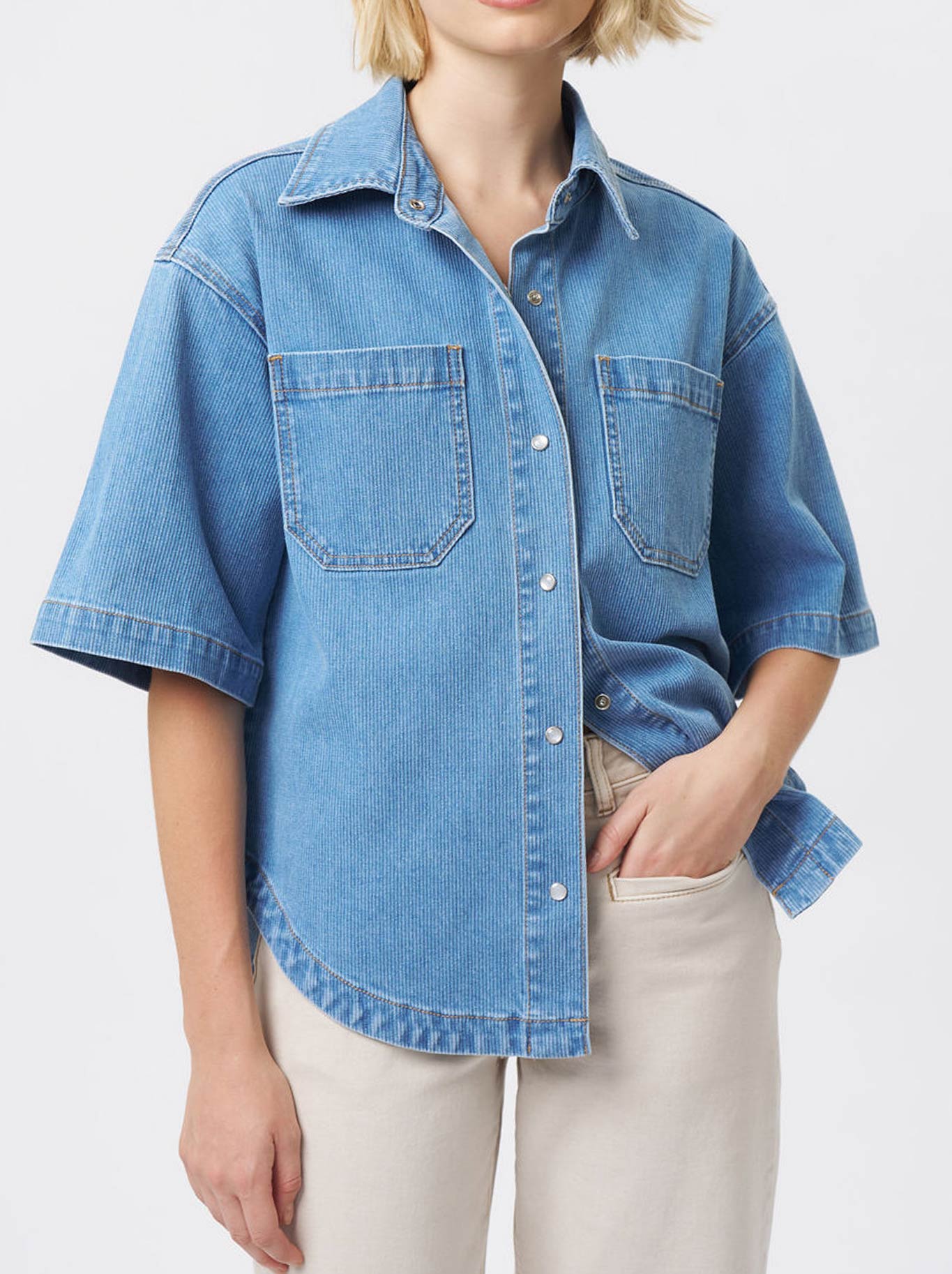 KIREINA BETH CORD SHIRT