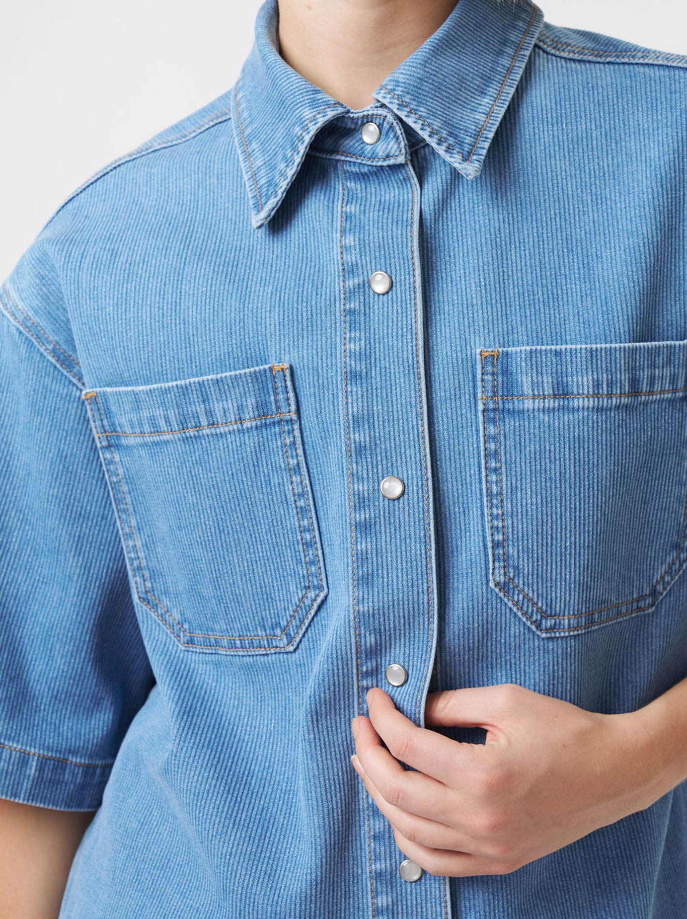 KIREINA BETH CORD SHIRT