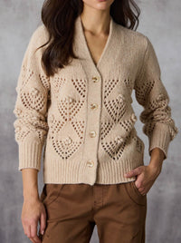 LANIA THE LABEL TRELLIS CARDI