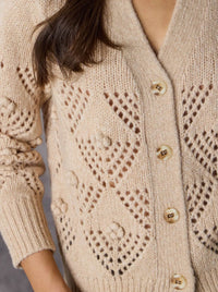 LANIA THE LABEL TRELLIS CARDI