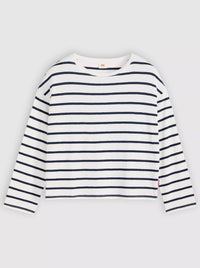 LEVI'S JULIE SLUB STRIPE LONG SLEEVE TOP