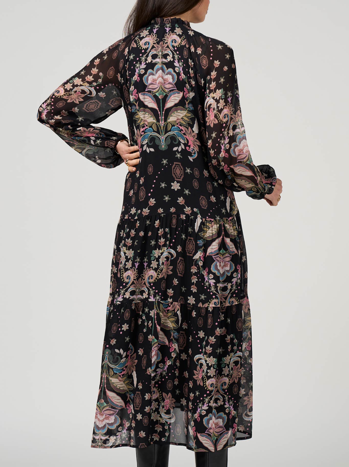 LOOBIE'S STORY ANTIONETTE MIDI DRESS