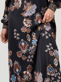 LOOBIE'S STORY GILDED LOTUS DRESS