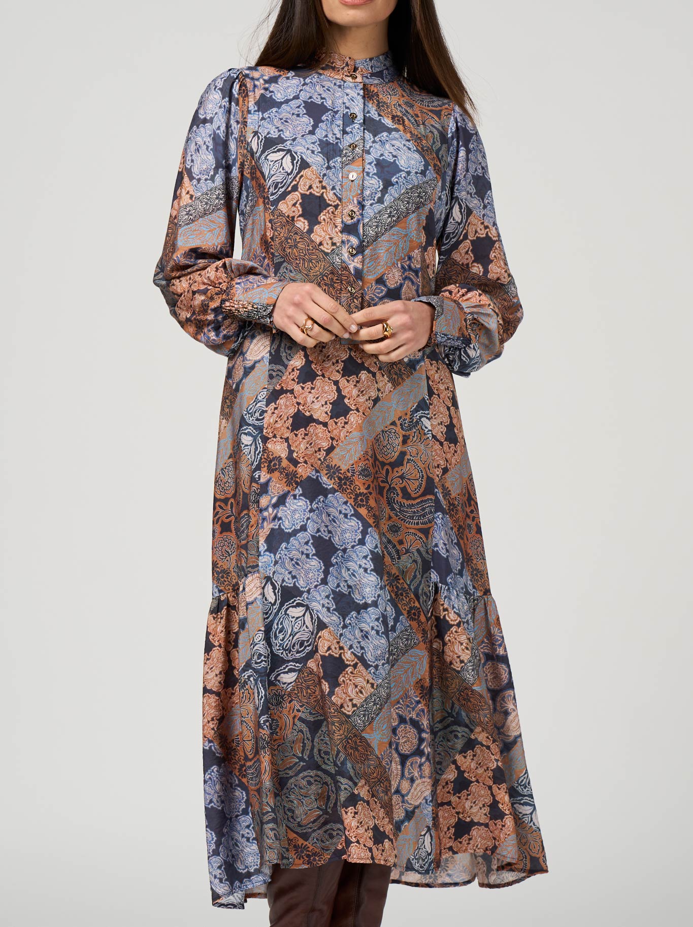 LOOBIE'S STORY BYZANTIUM MIDI DRESS