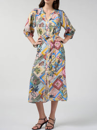 LOOBIE'S STORY CEYLON MIDI DRESS