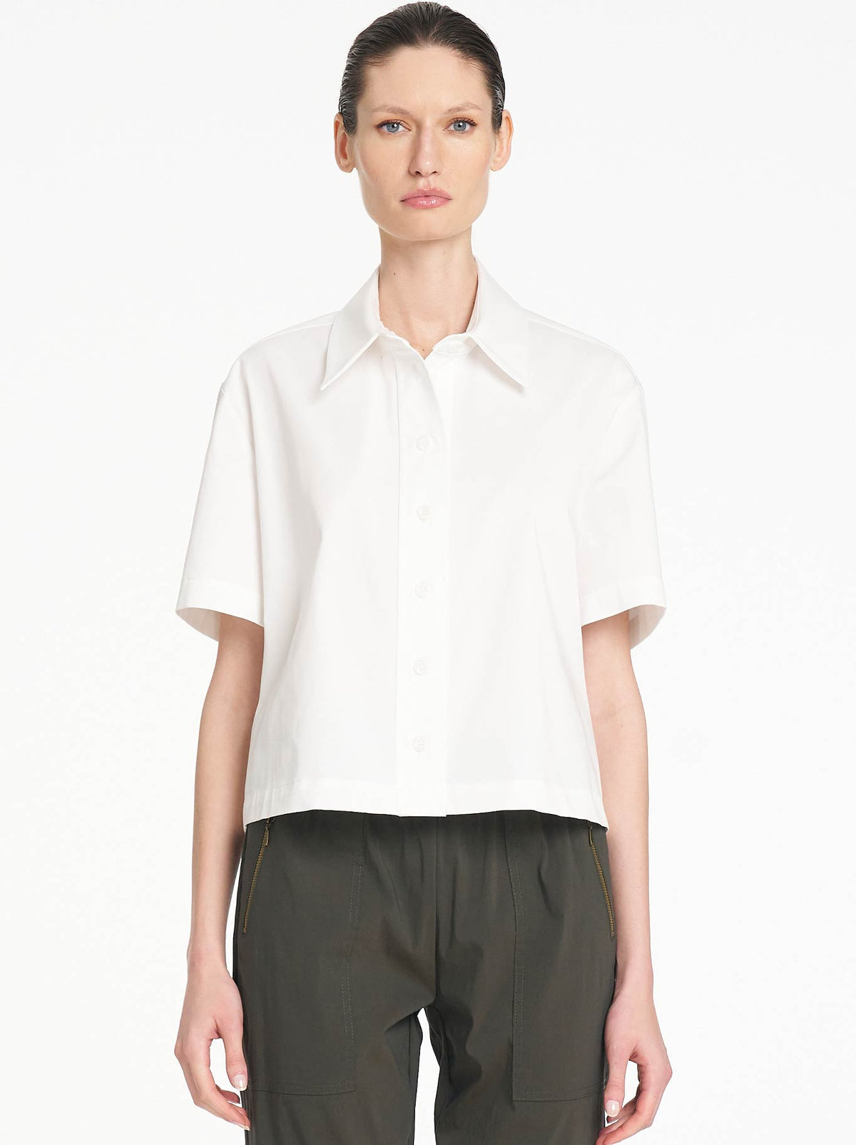 MELA PURDIE CROP SHIRT