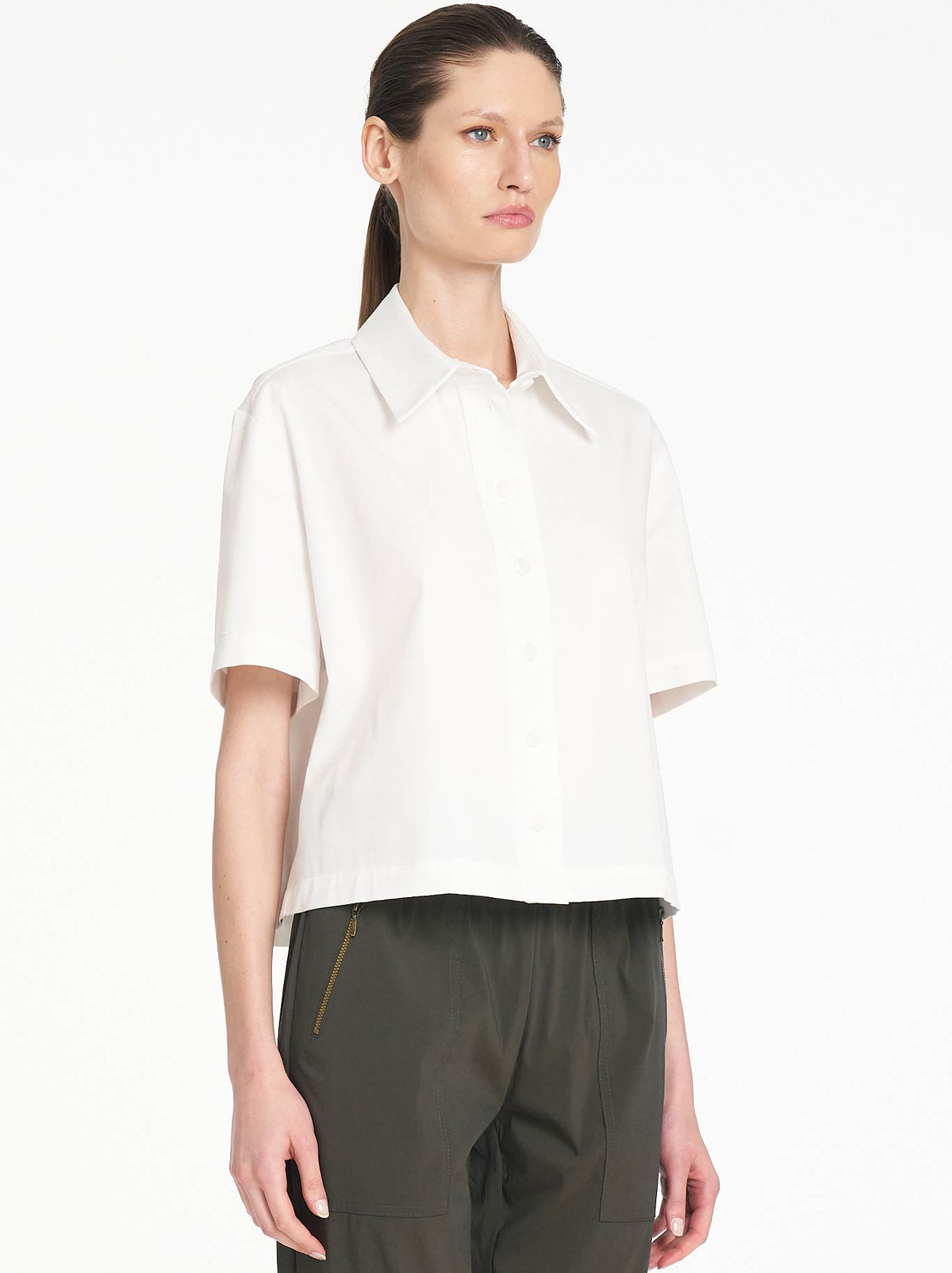 MELA PURDIE CROP SHIRT