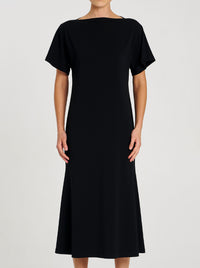 MELA PURDIE SLASH NECK DRESS