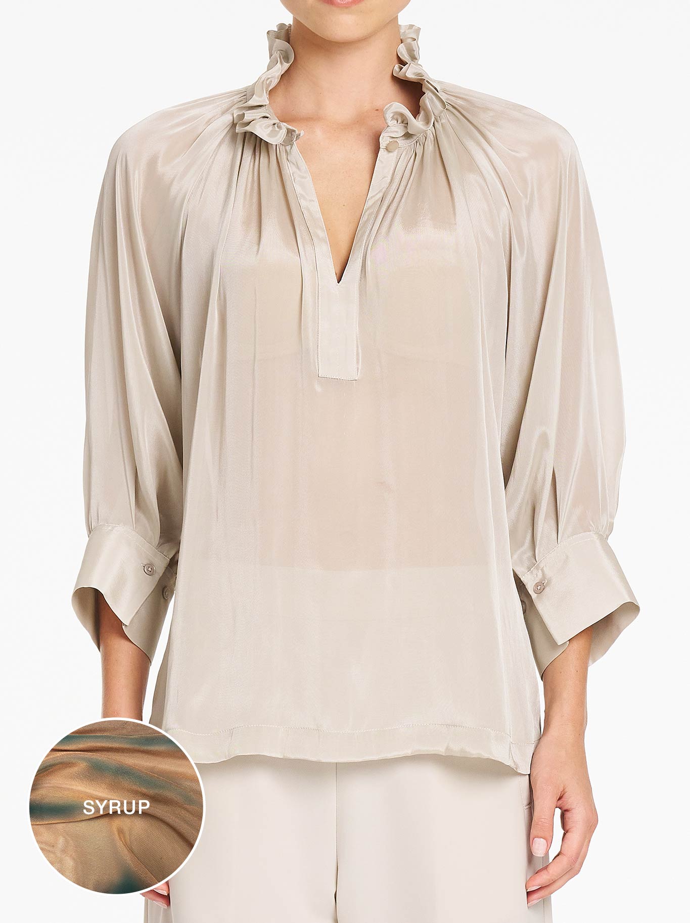 MELA PURDIE ROMAN BLOUSE