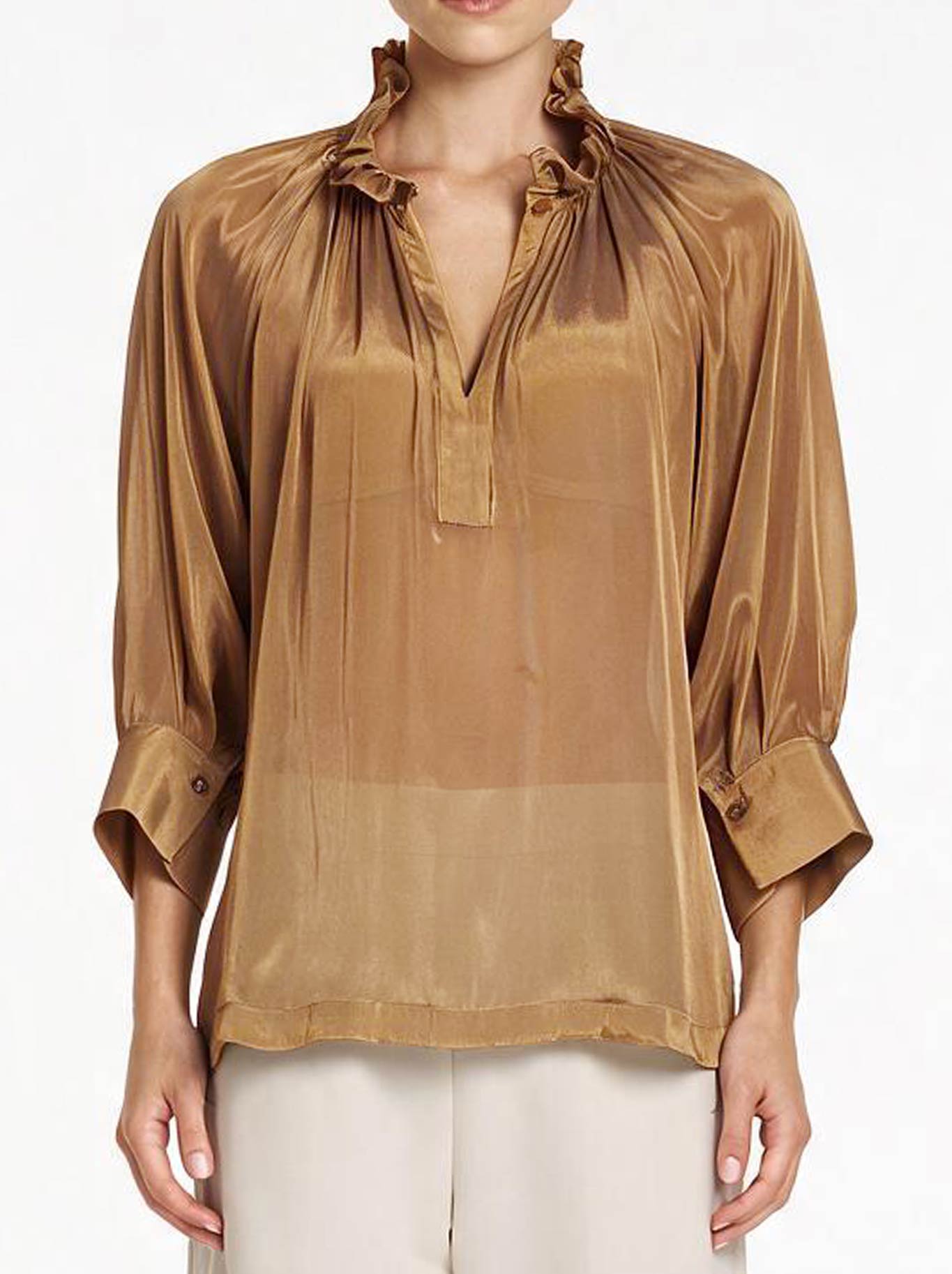 MELA PURDIE ROMAN BLOUSE