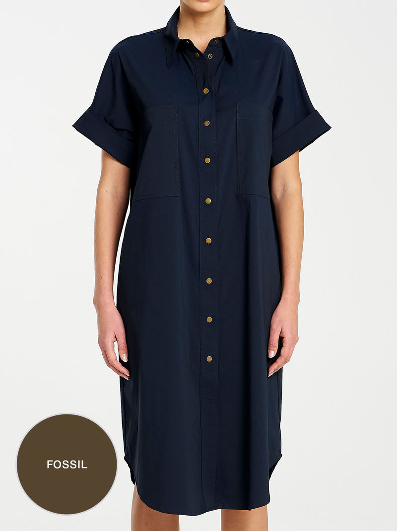 MELA PURDIE STUD SHELL DRESS