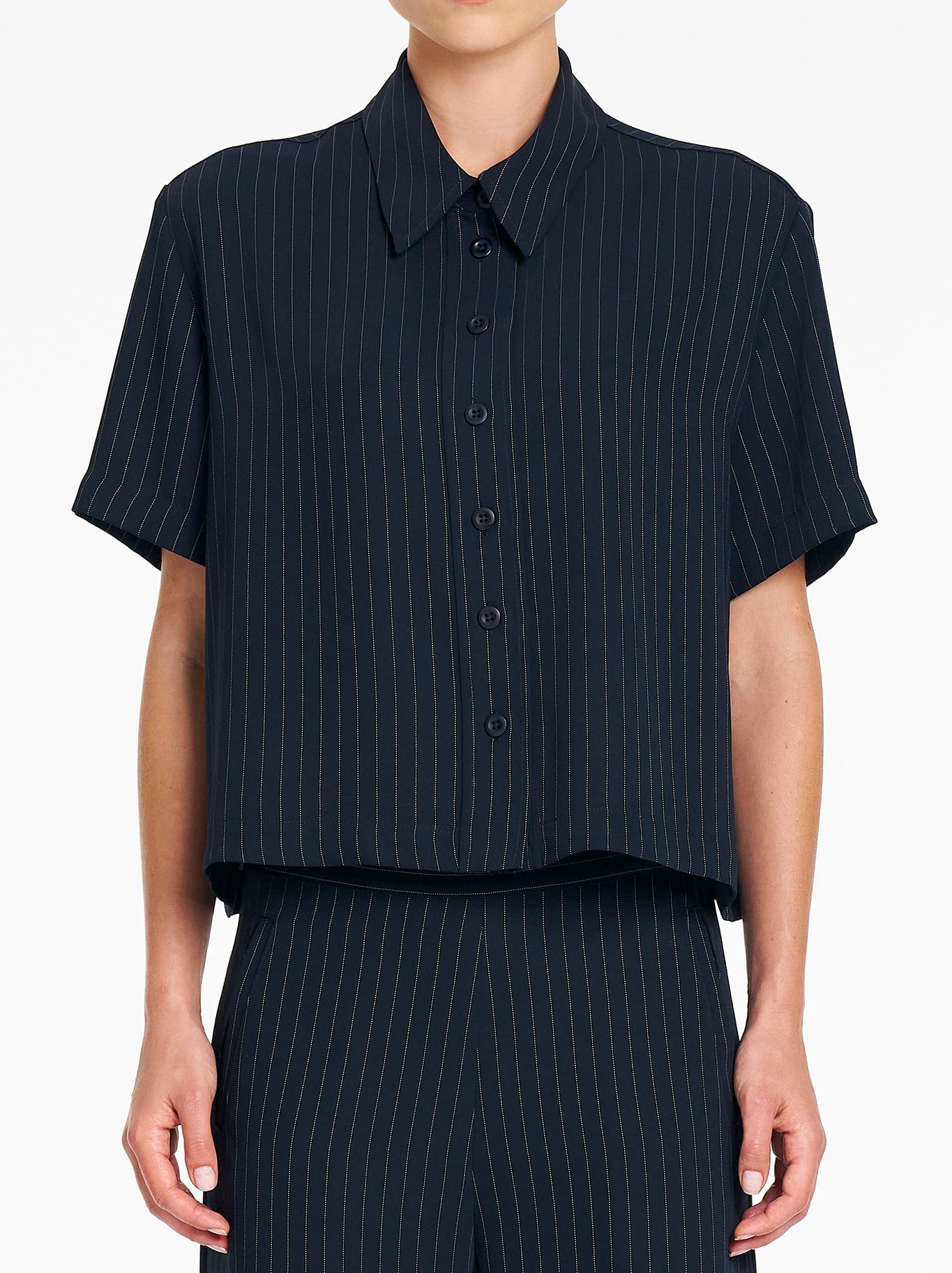 MELA PURDIE CROP SHIRT