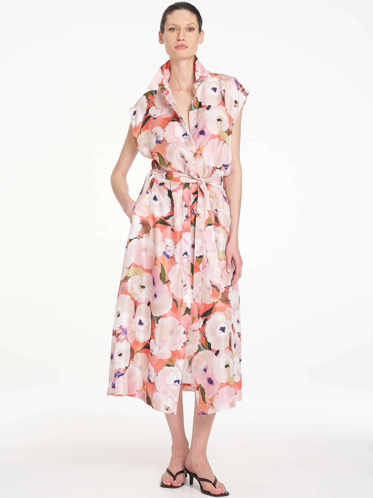 MELA PURDIE SLICE SHIRT DRESS