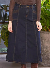 NEW LONDON KENLEY MIDI SKIRT
