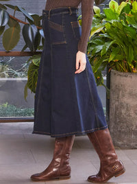 NEW LONDON KENLEY MIDI SKIRT