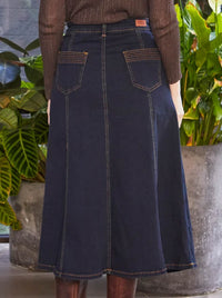 NEW LONDON KENLEY MIDI SKIRT