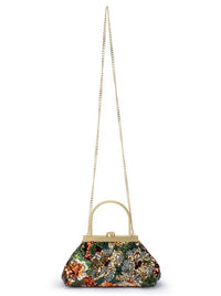 OLGA BERG AUDREY SEQUIN TOP HANDLE BAG