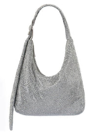OLGA BERG CALYPSO CRYSTAL MESH BAG