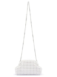 OLGA BERG EVERLY HAND WOVEN CLUTCH