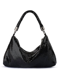OLGA BERG MARILLA MESH ZIP TOP BAG