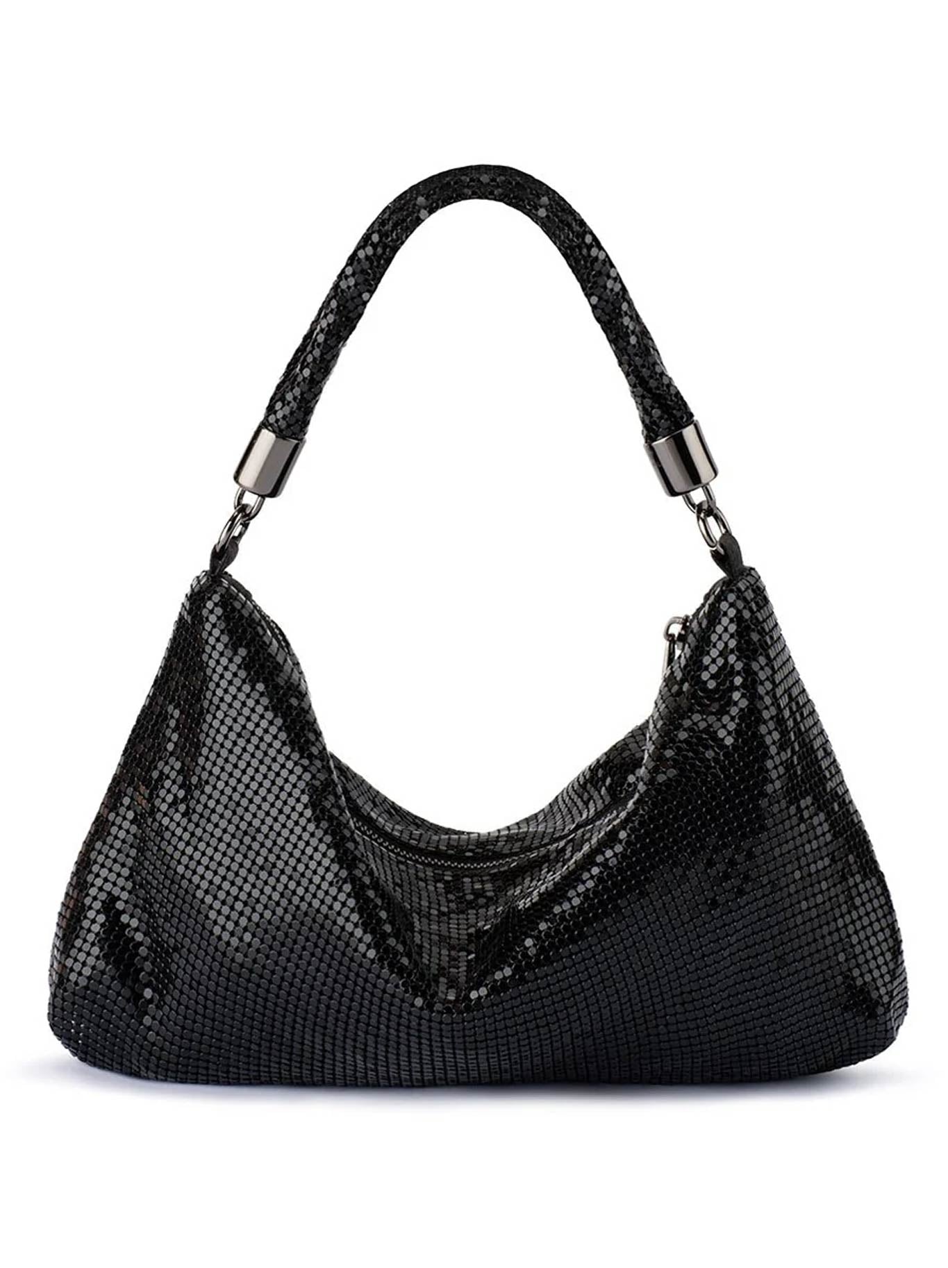 OLGA BERG MARILLA MESH ZIP TOP BAG