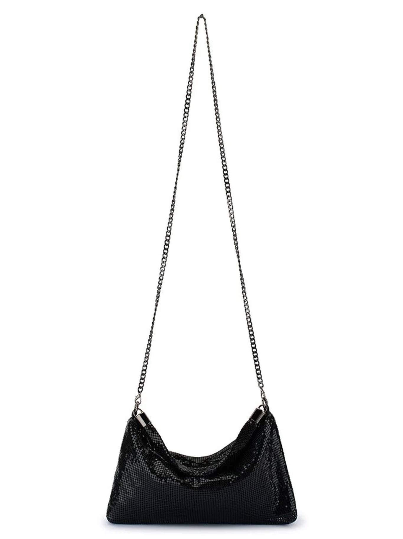 OLGA BERG MARILLA MESH ZIP TOP BAG