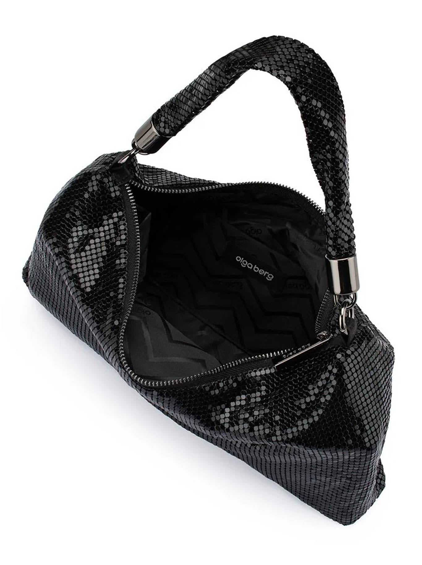 OLGA BERG MARILLA MESH ZIP TOP BAG