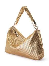 OLGA BERG MARILLA MESH ZIP TOP BAG