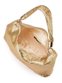OLGA BERG MARILLA MESH ZIP TOP BAG