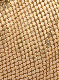 OLGA BERG MARILLA MESH ZIP TOP BAG