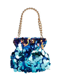 OLGA BERG PEDRO SEQUIN POUCH