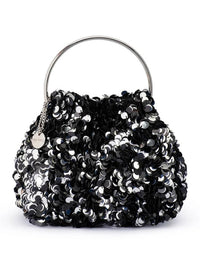 OLGA BERG SHARMA SEQUIN POUCH