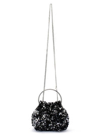 OLGA BERG SHARMA SEQUIN POUCH