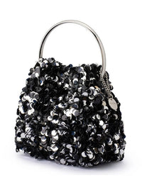 OLGA BERG SHARMA SEQUIN POUCH