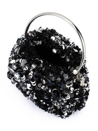 OLGA BERG SHARMA SEQUIN POUCH