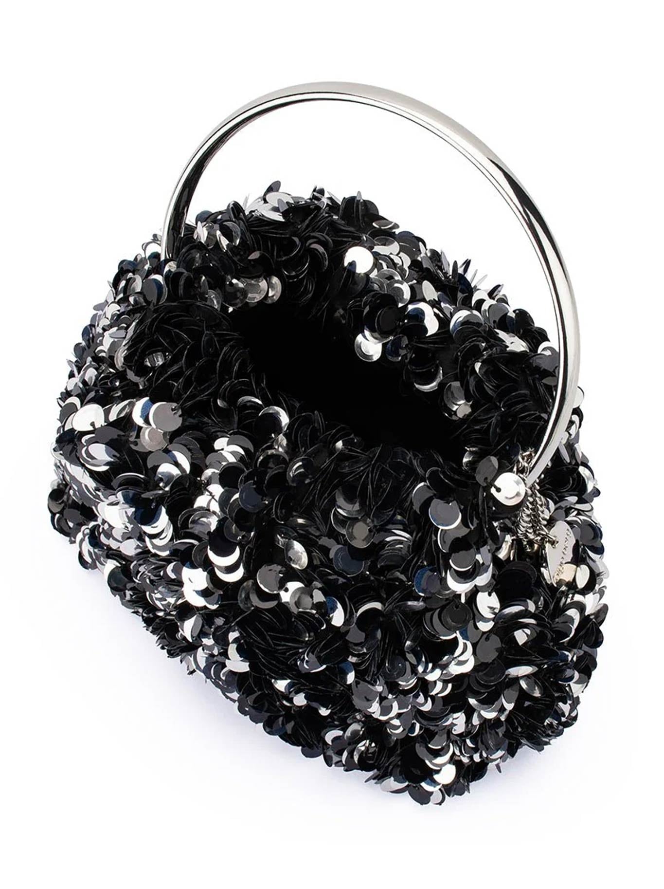 OLGA BERG SHARMA SEQUIN POUCH