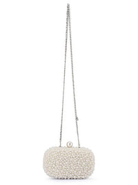 OLGA BERG VALENTINA PEARL CLUTCH