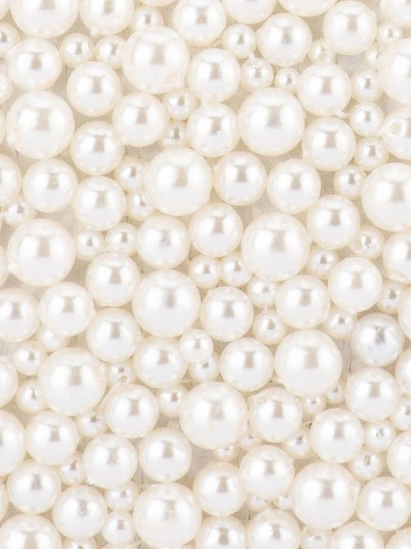 OLGA BERG VALENTINA PEARL CLUTCH