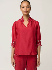 ONCE WAS JARDIN BLOUSE