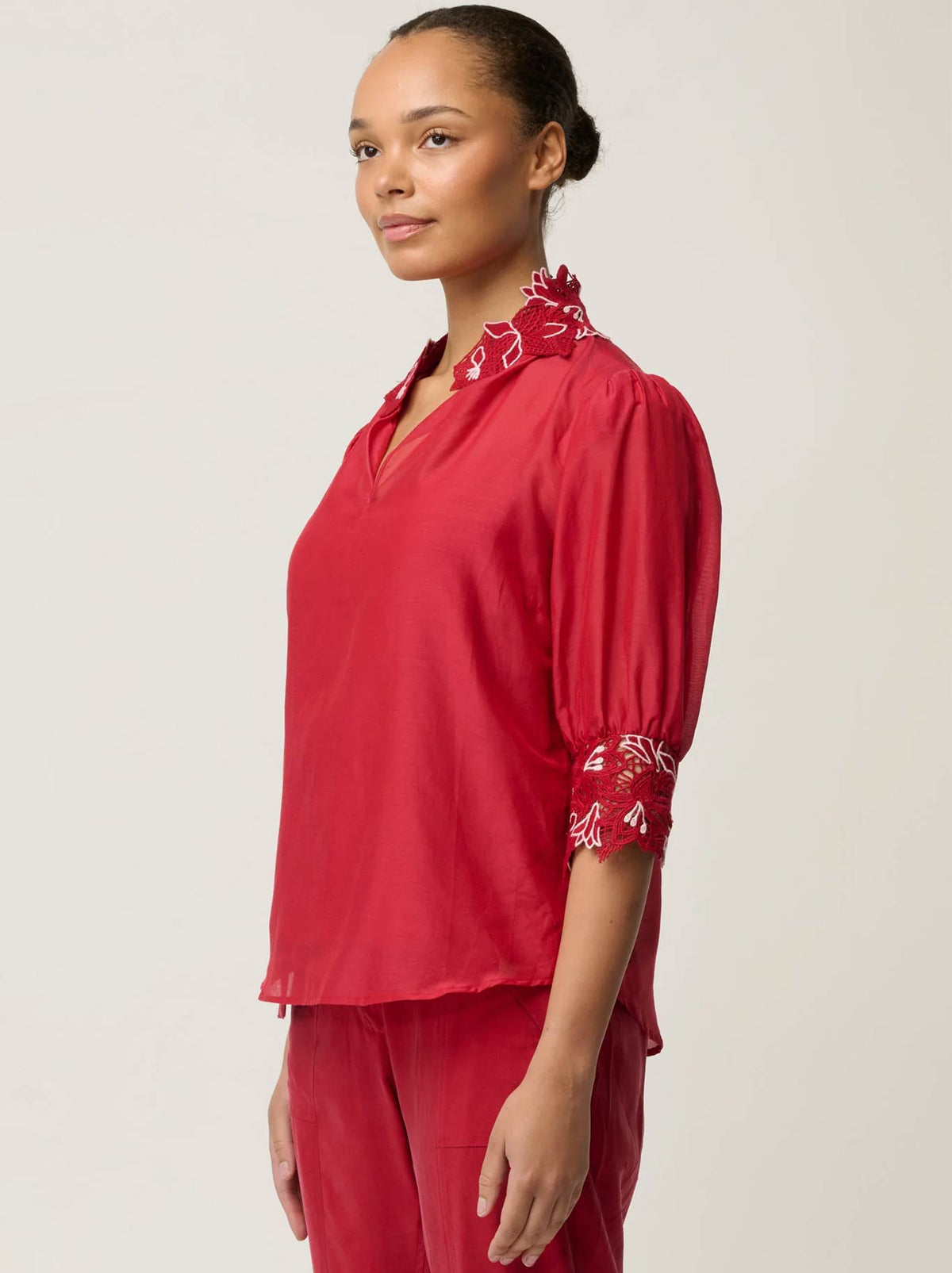 ONCE WAS JARDIN BLOUSE