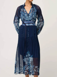 ONCE WAS SLOANE MIDI DRESS