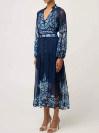 ONCE WAS SLOANE MIDI DRESS