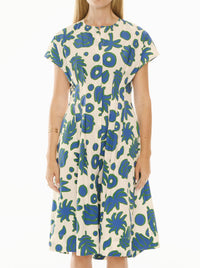 POL JAINE TUCKED DRESS