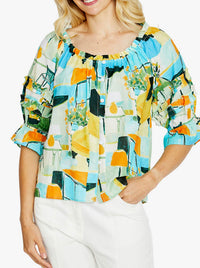 PINGPONG ALESSIA PEASANT TOP