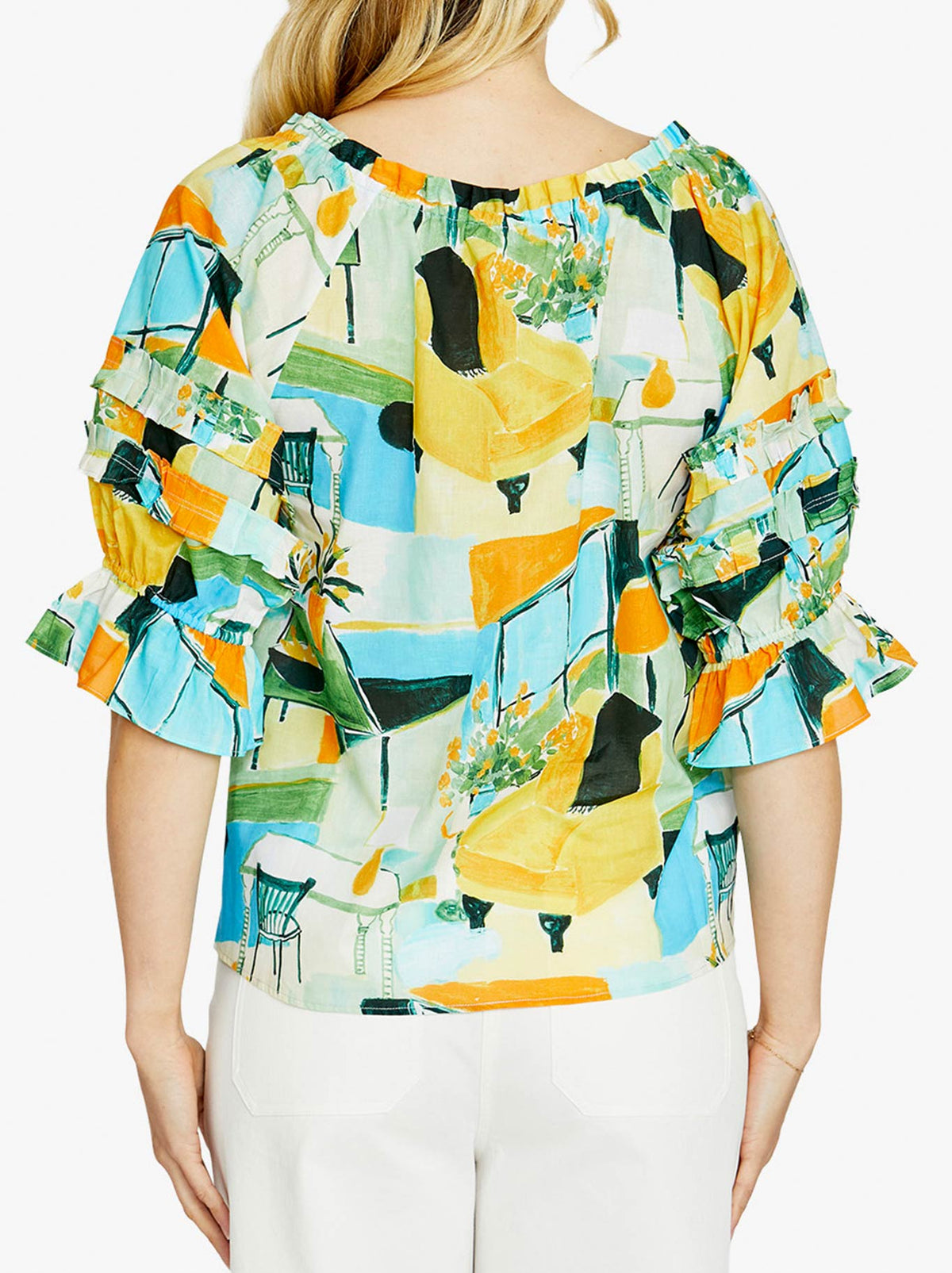PINGPONG ALESSIA PEASANT TOP